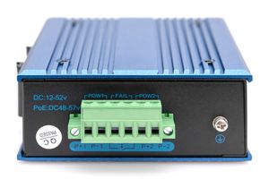 Digitus DN-651130 netwerk-switch Unmanaged Fast Ethernet (10/100) Zwart, Blauw