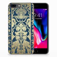 Apple iPhone 7 Plus | 8 Plus | TPU Case | Beige Flowers