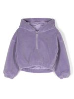 HUGO KIDS hoodie en polaire à logo brodé - Violet