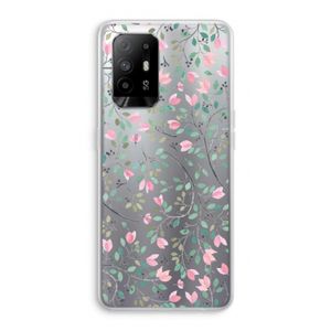 Sierlijke bloemen: Oppo A94 5G Transparant Hoesje