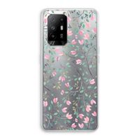 Sierlijke bloemen: Oppo A94 5G Transparant Hoesje
