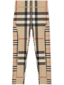 Burberry Kids legging à motif Vintage Check - Tons neutres