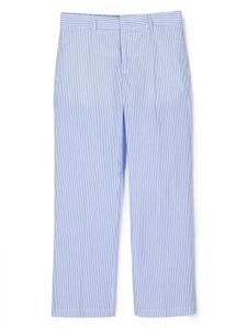 POLO RALPH LAUREN KIDS pantalon fuselé à rayures - Bleu