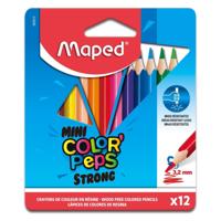 Kleurpotlood Maped Color'Peps Mini Strong set à 12 kleuren