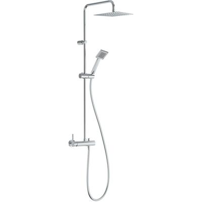 Regendouche set Tres Lex | Opbouw | Mengkraan | 2-weg | Rond | Chroom