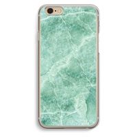 Groen marmer: iPhone 6 / 6S Transparant Hoesje