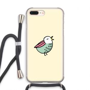 Birdy: iPhone 8 Plus Transparant Hoesje met koord
