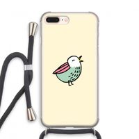 Birdy: iPhone 8 Plus Transparant Hoesje met koord