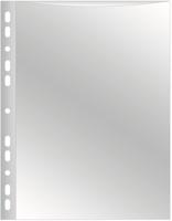 Q-CONNECT geperforeerde showtas 11-gaatsperforatie, glashelder, 75 micron, pak van 100 stuks