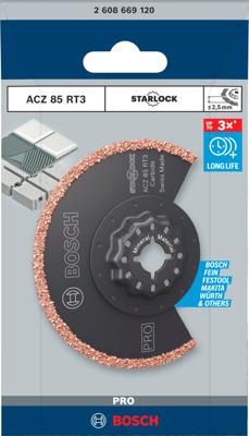 Bosch Accessoires PRO ACZ 85 RT3 Multitool zaagblad | 85 x 2 |5 mm - 2608669120