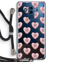 Chicks before dicks: Huawei Mate 10 Pro Transparant Hoesje met koord