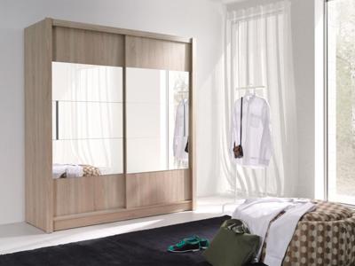 Kledingkast ROMANA 2 schuifdeuren sonoma eik