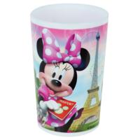 Disney Minnie Mouse beker - roze - 220 ml - kunststof - drinkbeker - kinderbeker