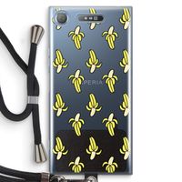 Bananas: Sony Xperia XZ1 Transparant Hoesje met koord