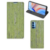 OPPO Reno4 Pro 5G Book | Wallet Case | Green Wood