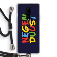 90's One: OnePlus 8 Transparant Hoesje met koord