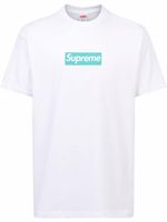 Supreme x Tiffany & Co. t-shirt à logo - Blanc - thumbnail