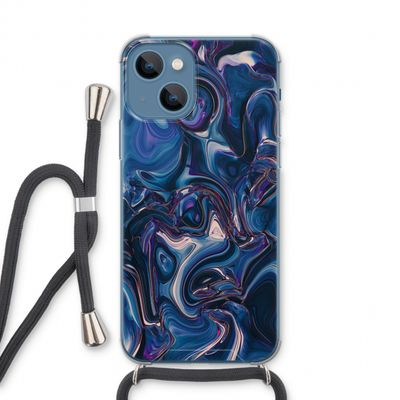 Mirrored Mirage: iPhone 13 Transparant Hoesje met koord
