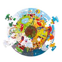 Bigjigs puzzel 4 seizoenen rond 2+jr