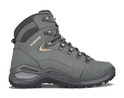 Lowa Renegade Evo LL Mid Hoge Wandelschoen Dames Graphite/Apricote 4,5