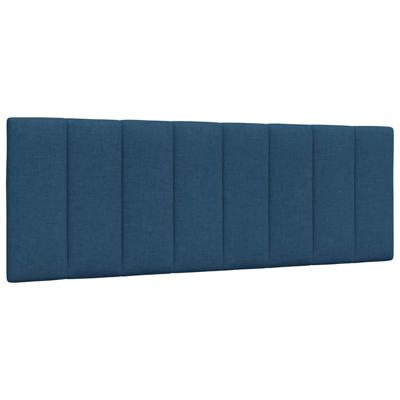 Hoofdbordkussen "Hanko" 140 cm stof blauw