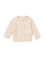 HEMA Newborn trui merinowol ecru (ecru)