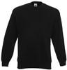 Fruit Of The Loom F324 Classic Set-in Sweat - Black - XXL