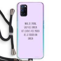 Sprong: Oppo A52 Transparant Hoesje met koord