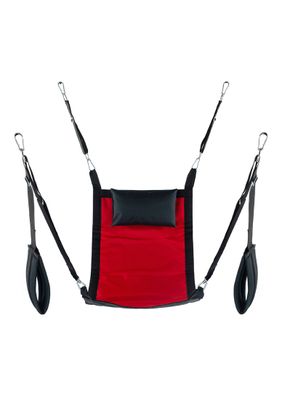 Rectangular canvas sling - 4 points - Full set - Red