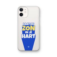 Laat de zon in je hart: iPhone 12 Transparant Hoesje