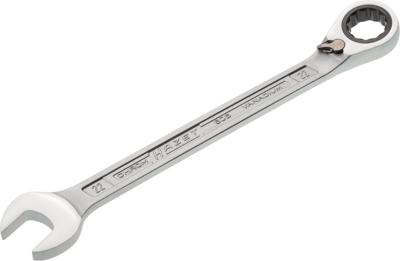 HAZET Ratelringsteeksleutel 606-22 · Buitentwaalfkant tractieprofiel · SW 22 mm