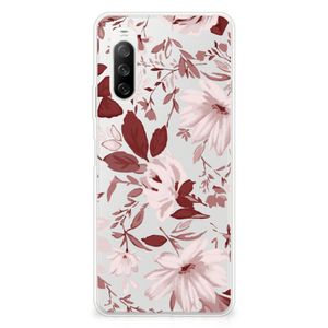 Hoesje maken Sony Xperia 10 III Watercolor Flowers