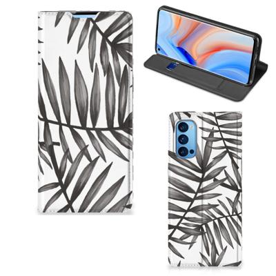 OPPO Reno4 Pro 5G Smart Cover Leaves Grey OPPO Reno4 Pro 5G Smart Cover Leaves Grey
