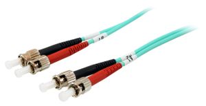 Equip ST/ST 50/125Î¼m 2.0m 2m ST ST Turkoois Glasvezel kabel