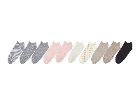 esmara 10 Paar kinder sokken (wit/grijs/roze/bruin/zwart, 31/34)