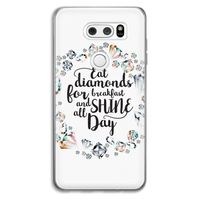 Diamonds: LG V30 Transparant Hoesje
