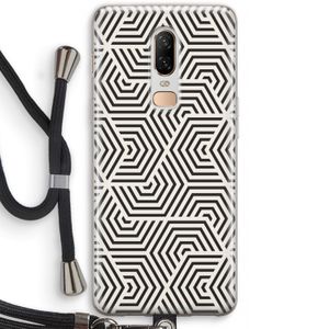 Magic pattern: OnePlus 6 Transparant Hoesje met koord