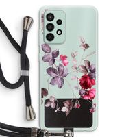 Mooie bloemen: Samsung Galaxy A52s 5G Transparant Hoesje met koord