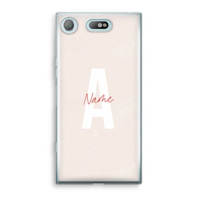 Strawberry Milkshake: Sony Xperia XZ1 Compact Transparant Hoesje
