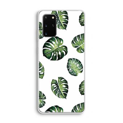 Tropische bladeren: Samsung Galaxy S20 Plus Transparant Hoesje