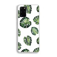 Tropische bladeren: Samsung Galaxy S20 Plus Transparant Hoesje