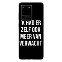 Meer verwacht - Zwart: Samsung Galaxy S20 Ultra Tough Case