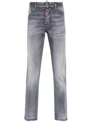DSQUARED2 jean skinny Cool Guy à effet usé - Noir