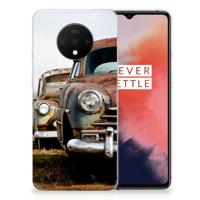 OnePlus 7T | Siliconen hoesje | met foto Vintage Auto