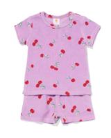 HEMA Baby Kledingset Badstof Paars (paars)