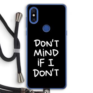 Don't Mind: Xiaomi Mi Mix 3 Transparant Hoesje met koord
