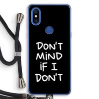 Don't Mind: Xiaomi Mi Mix 3 Transparant Hoesje met koord