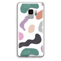 Memphis Shapes: Samsung Galaxy S9 Transparant Hoesje