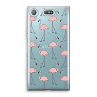 Anything Flamingoes: Sony Xperia XZ1 Compact Transparant Hoesje