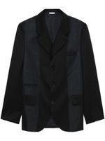Comme des Garçons Homme Deux blazer en laine à revers crantés - Noir